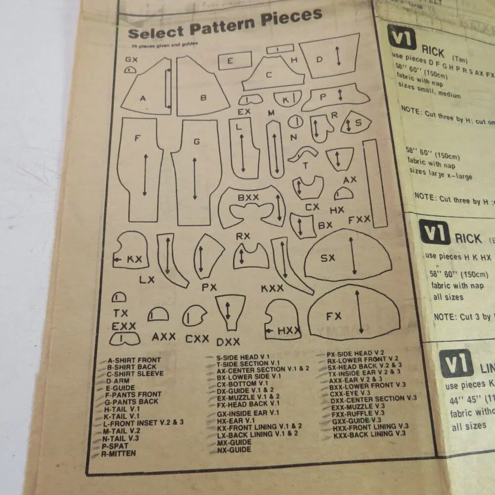 Simplicity 6193 sewing pattern Kid LG 8-10 Tiger, Raccoon, Panda SHIRT TALES